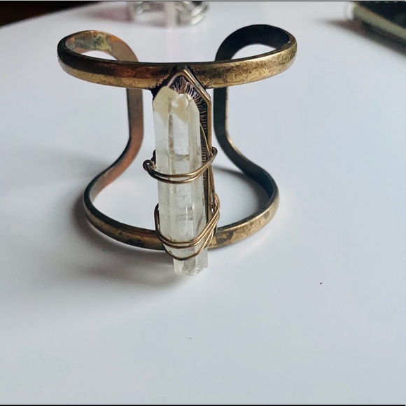 Boho Crystal Cuff Bracelet - Picture 6 of 11